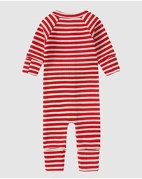 Susukoshi - Waffle Snapsuit Long Sleeves With Pants