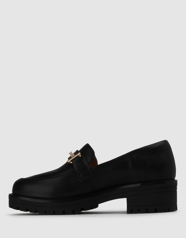 Airflex - Agatha Casual Heeled Leather Loafers