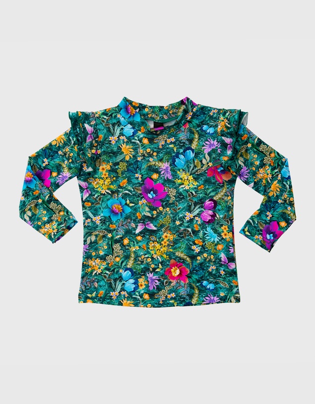 Aqua Blu Kids - Elm Long Sleeve Rash Vest - Babies