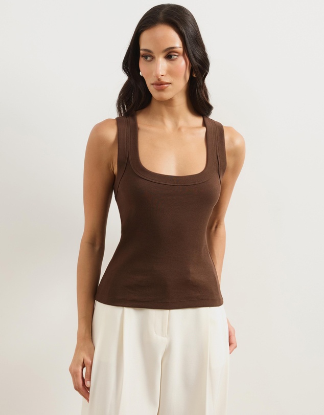 Atmos&Here - Organic Cotton Scoop Tank