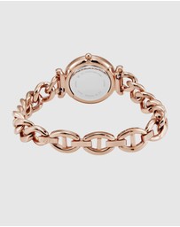 Fossil - Carlie Rose Gold Tone Analogue Watch