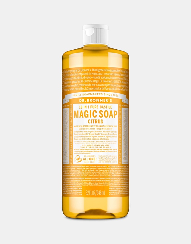 Dr Bronner's - Pure Liquid Castile Soap Citrus 946ml