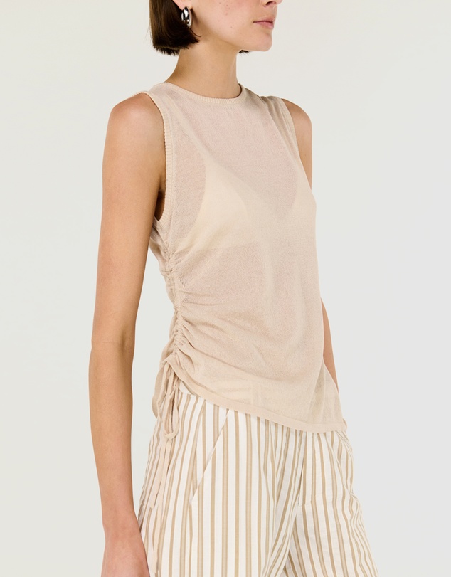 Staple the Label - Alix Drawstring Knit Top
