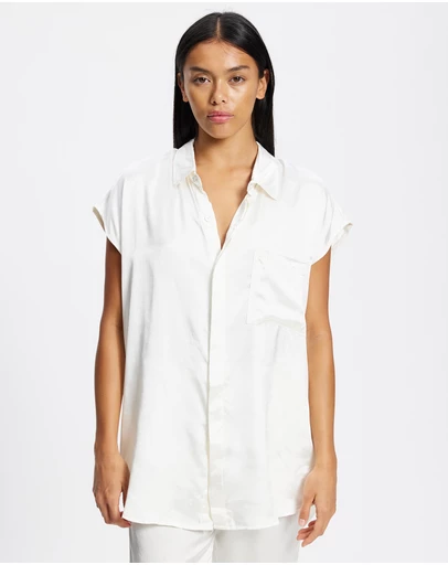 Merlino Street - Minerva Sleeveless Button Up Shirt