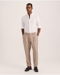 SABA - Anderson Long Sleeve Classic Linen Shirt