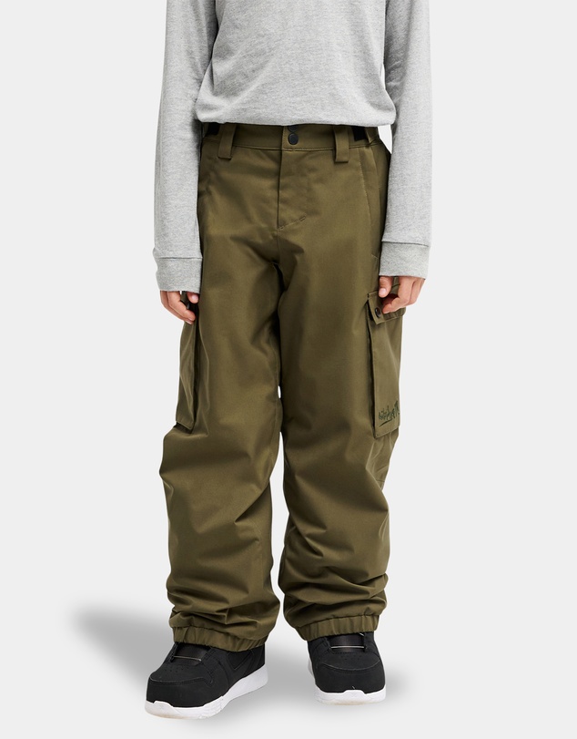 Quiksilver - Boys 8 to 16 Snow Down Cargo Snow Pants