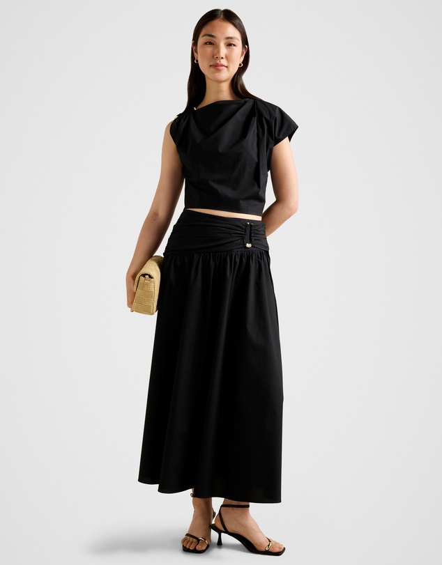Forever New - Dottie Draped Hardware Top