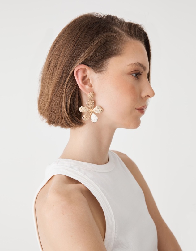 Forcast - Zaria Bloom Drop Earrings