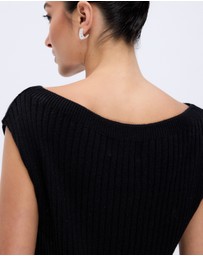 Minima Esenciales - Nalu Organic Cotton Cashmere Blend Knitted Top