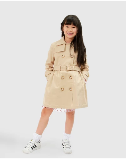 Belle & Bloom - Miss Sunshine Girls Trench Coat