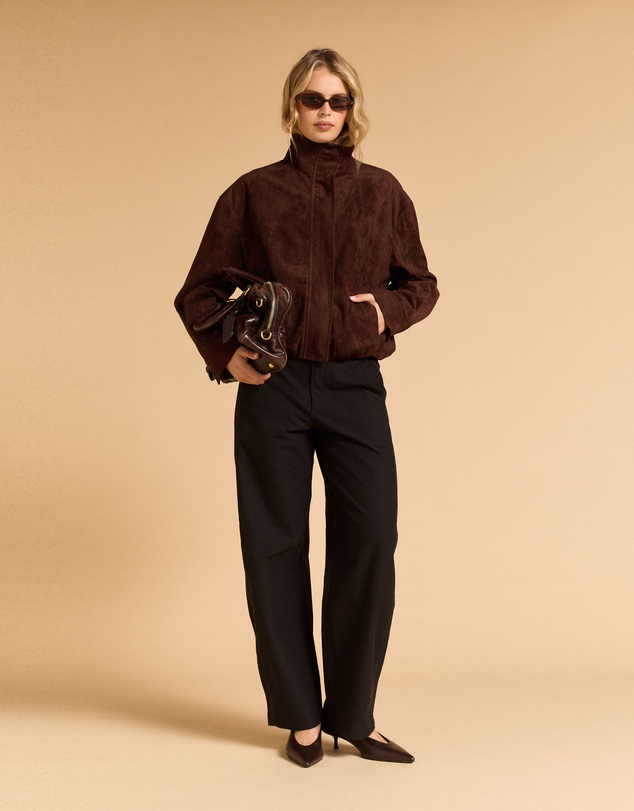 MVN - Faux Suede Bomber