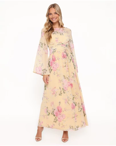 knee length dresses for ladies used Essense of Australia Floral Lace Wedding Dress main image 1