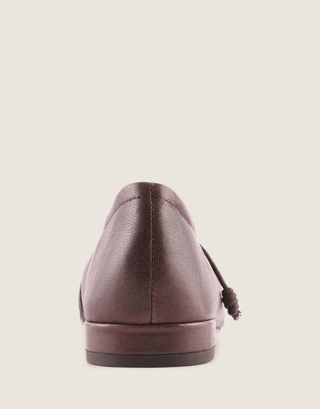 Shelly Shen - Logan Casual Flats Brown Leather