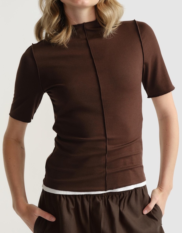 Decjuba - D-Luxe Short Sleeve Top