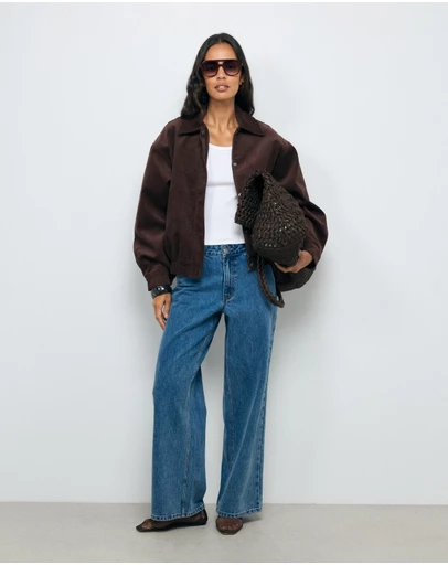 AERE - Nara Corduroy Bomber Jacket