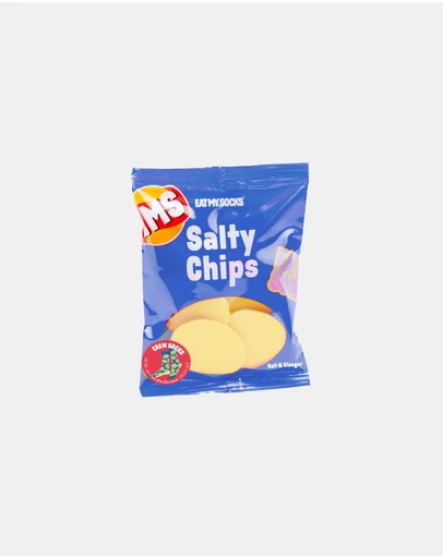 EAT MY SOCKS - Socks Salty Chips Blue