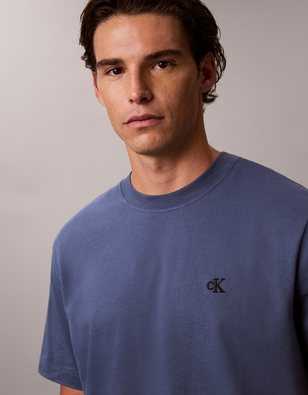 Calvin Klein Jeans - Embroidered Monogram Logo Relaxed T-Shirt