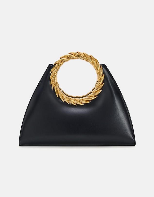 JW PEI - Amiya Leaf Handle Sculpture Bag