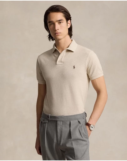 Polo Ralph Lauren - Custom Slim Fit Mesh Polo Shirt