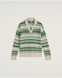 Seasalt - Seasalt Cornwall Green Bird Flight Jumper