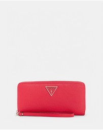 GUESS - Sandrine Large Zip Around Wallet