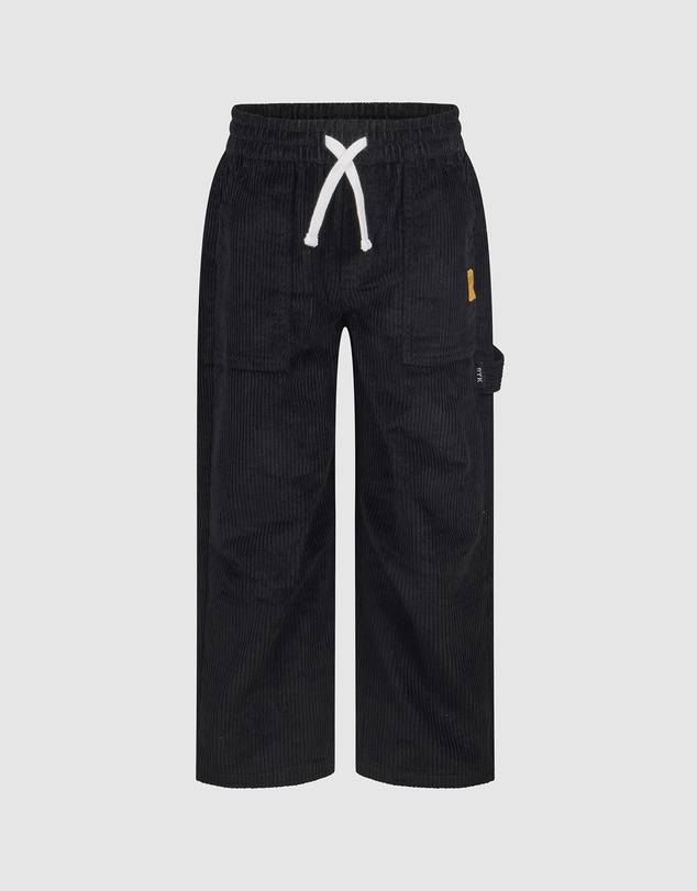 Rock Your Kid - Chunky Cord Relaxed Pant in Charcoal