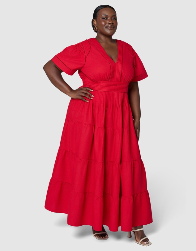Something 4 Olivia - Abby Linen Maxi Dress