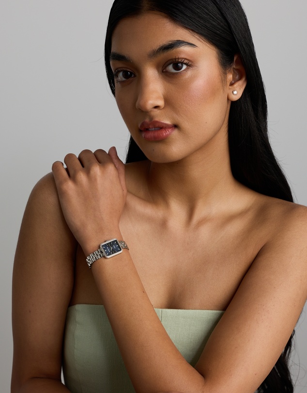 Michael Hill - Women's 0.20 Carat TW Diamond Bezel Watch in Stainless Steel