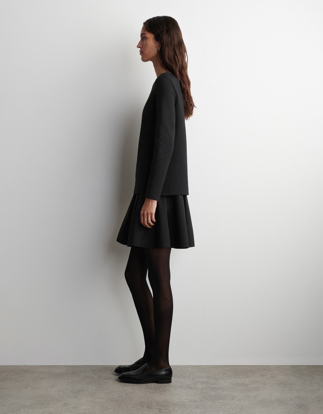 COS - Layered Long-Sleeved Mini Dress