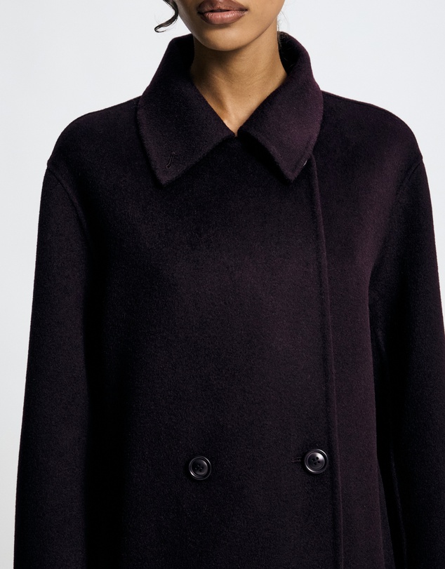 Lover - Gilda Wool Funnel Neck Car Coat
