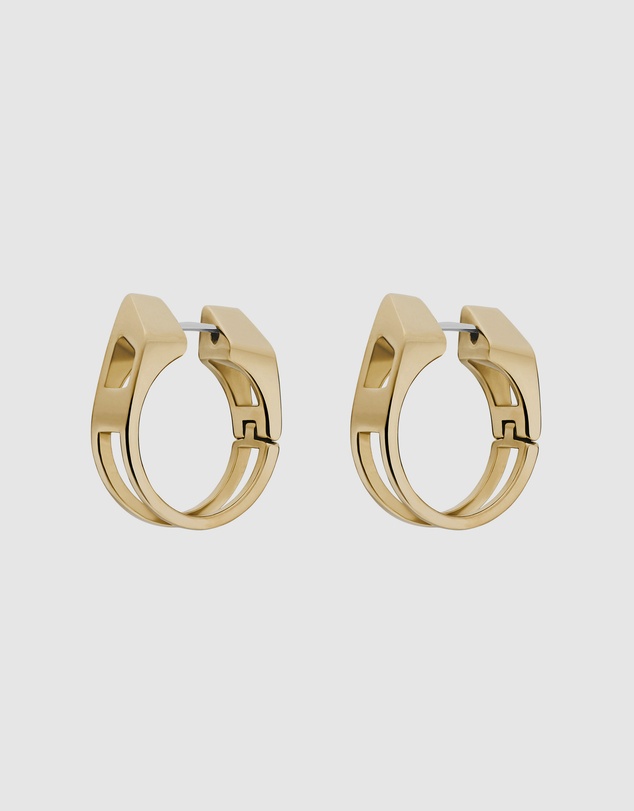 Diesel - D Logo Gold Earring