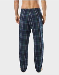 Mitch Dowd - Mens Ice Tea Flannel Sleep Pants - Mid Blue