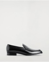 COS - Polished-Leather Loafers - Women's