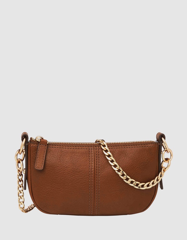 Fossil - Jolie Brown Mini Crossbody Bag