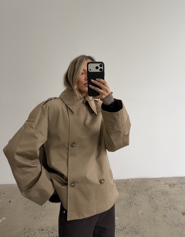 & Other Stories - Double-Breasted Trench Jacket
