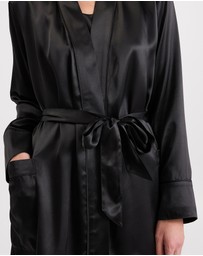 David Lawrence - Cannes Short Silk Sleep Robe