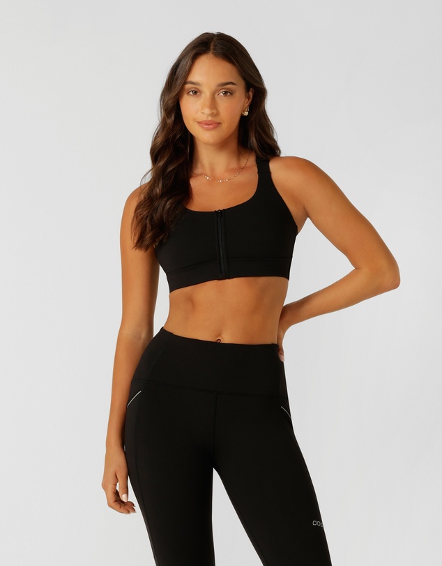 Lorna Jane - Easy Zip On Max Support Sports Bra
