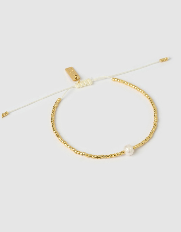 Arms Of Eve - River Gold and Pearl Bracelet