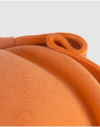 Max Alexander - Felt Orange Pillbox Hat
