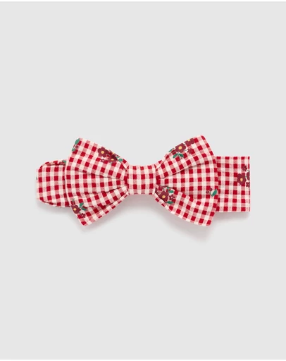 Purebaby - Festive Bow Headband-Kids-Babies
