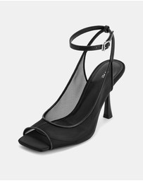 JW PEI - Serenity Open Toe Mesh Slingback Sandals