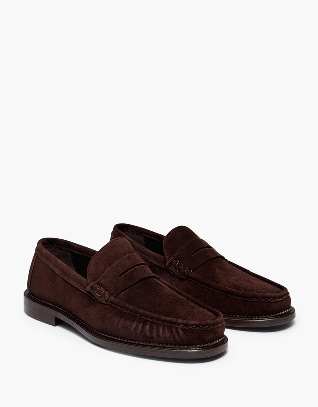 Aquila - Ringo Suede Penny Loafers