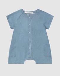 Susukoshi - Denim Mechanic Baby Suit Shorts
