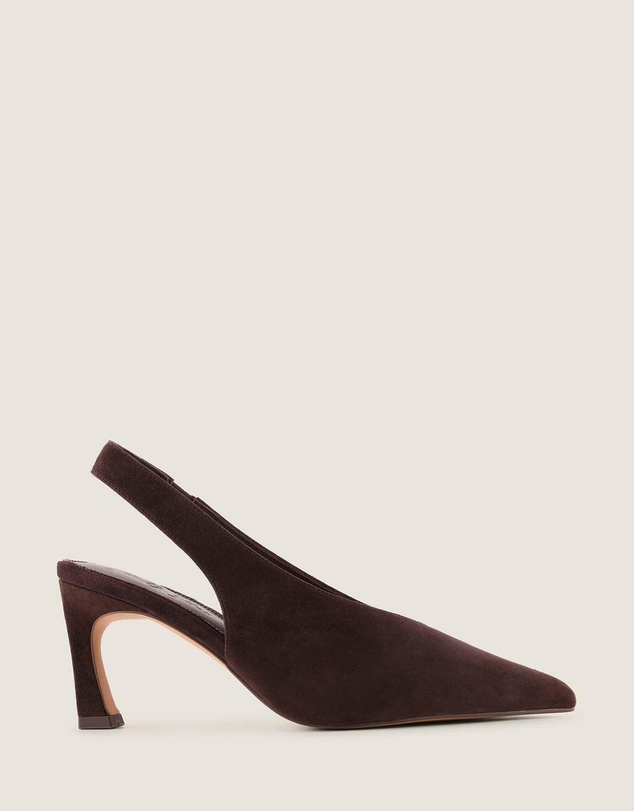Shelly Shen - Evie High Heels Brown Suede