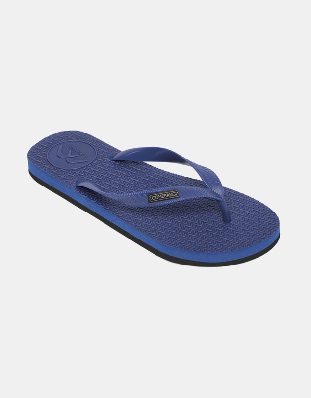 Boomerangz Footwear - Men's Navy/Black Thongs with arch support and 2 x interchangeable straps