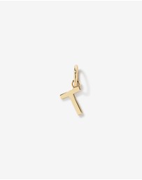 Michael Hill - Letter T Initial Pendant in 10kt Yellow Gold