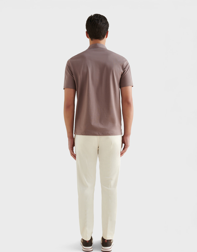 Peckham Rye  - Peckham Rye SS Mercerised Jersey Polo