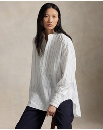 Polo Ralph Lauren - Striped Cotton Dobby Top