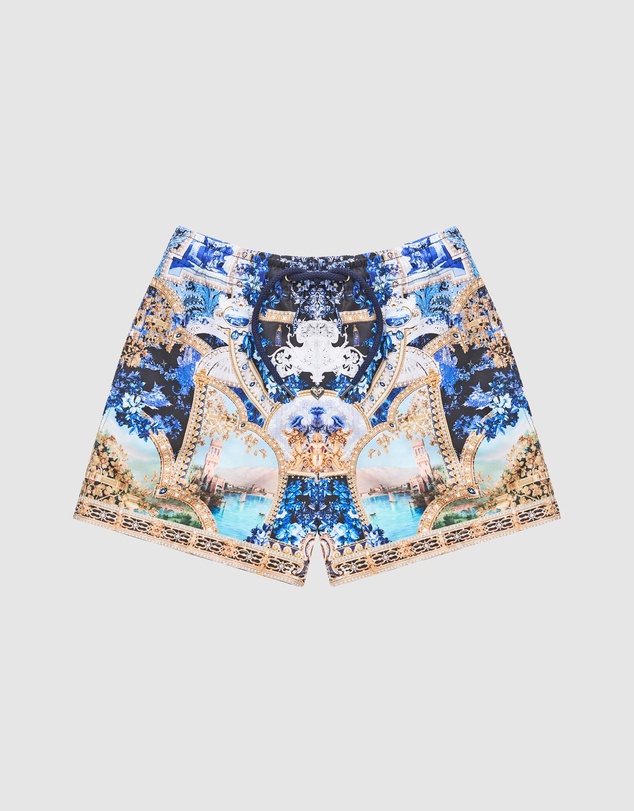 Camilla - Mid Length Boardshorts W Elastic Waist - Kids-Teens