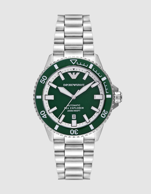 Emporio Armani - Silver Tone Analogue Watch